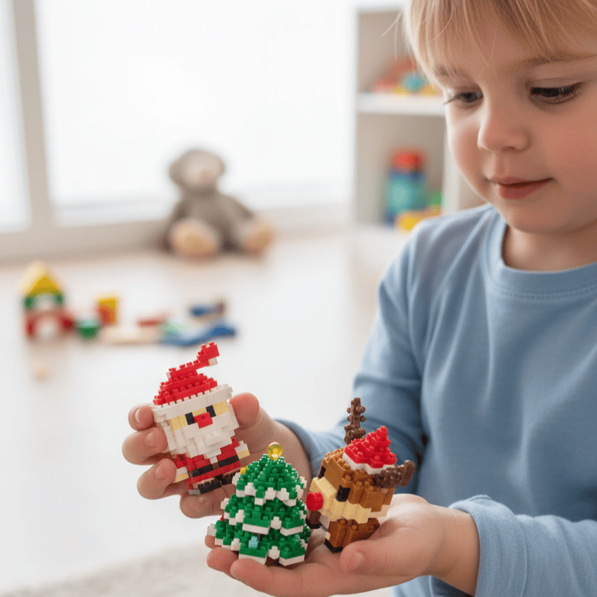 NoëlPixel - Figurines de Noël en blocs de construction créatifs – Bébé ...