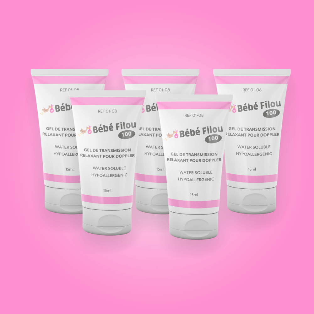 5 tubes de gel pour Doppler Babycheck