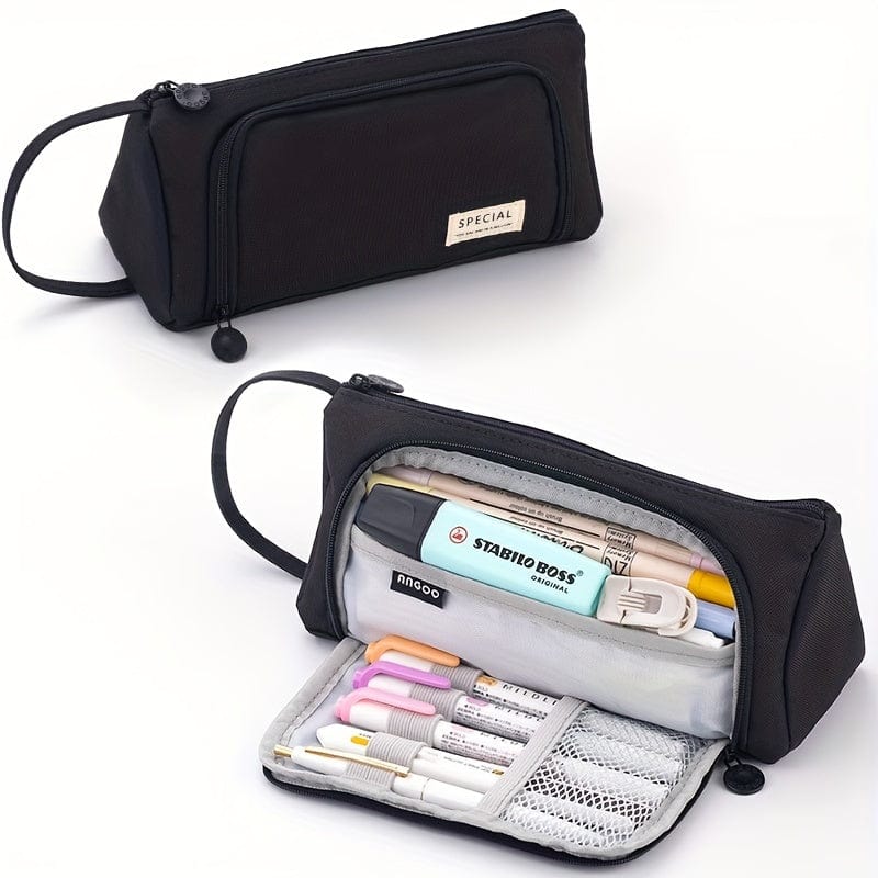 Shulaner Astuccio Portamatite Oxford Con 120 Slot E Maniglia – Grande Capacità, Rosa Champagne