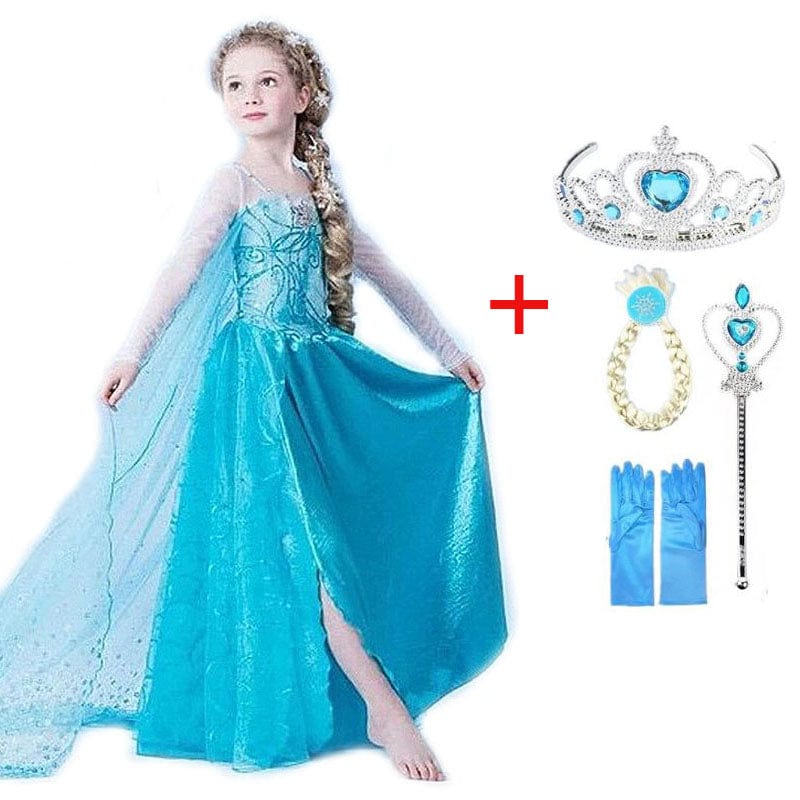 Lot accessoires Reine des Neiges - Anna ou Elsa au choix