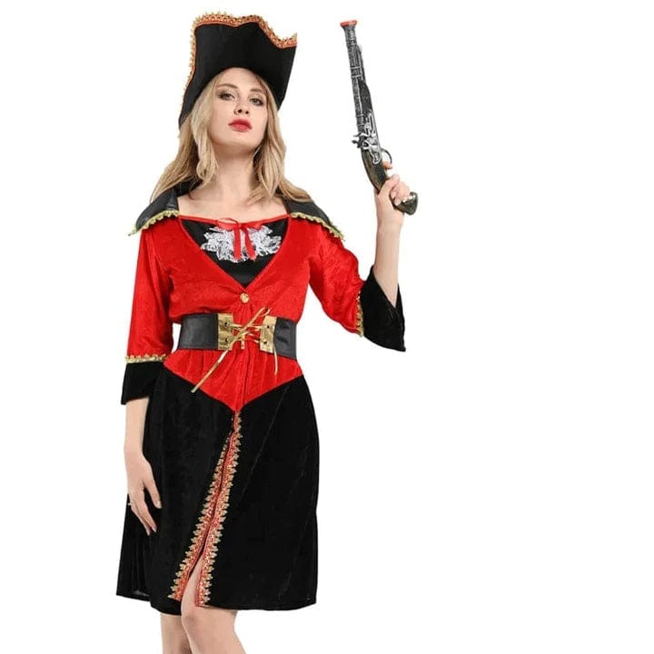 Déguisement pirate femme premium avec chapeau – Bébé Filou