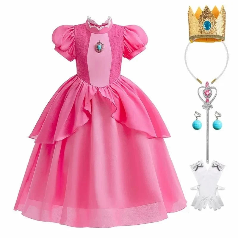 Robe Princesse Rose Clair Bébé | Royaume Princesse Robe Princesse Rose Clair Bébé | Royaume Princesse