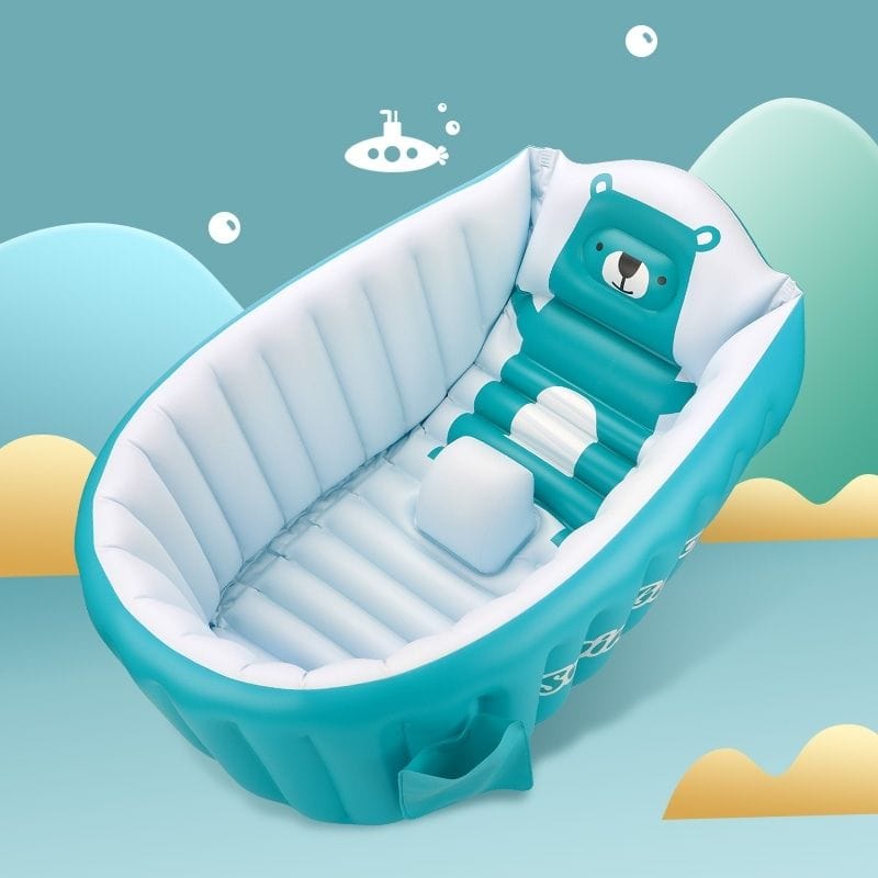 Infantino baignoire bébé gonflable baleine avec balles de jeu  INF3021105950165 - Conforama