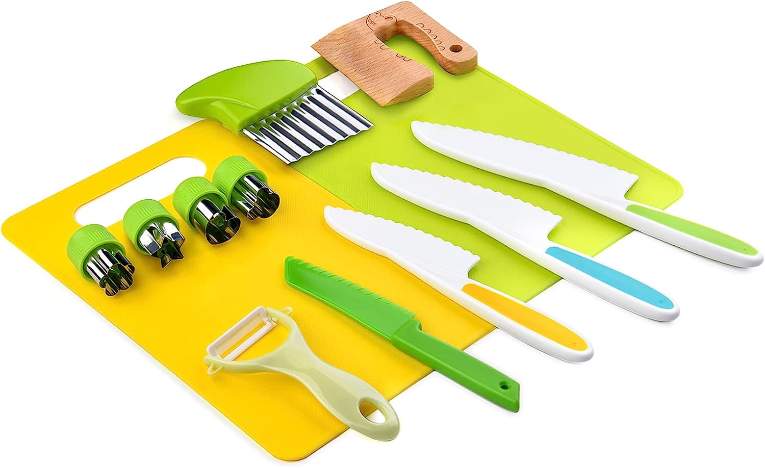 Jlilyaxort Set da Cucina per Bambini 18 Pezzi, Strumenti da Cucina Montessori per Bambini, coltelli sicuri per Bambini di 2/3/4/5/6/7/8 Anni Jlilyaxort Set da Cucina per Bambini 18 Pezzi, Strumenti da Cucina Montessori per Bambini, coltelli sicuri per Bambini di 2/3/4/5/6/7/8 Anni