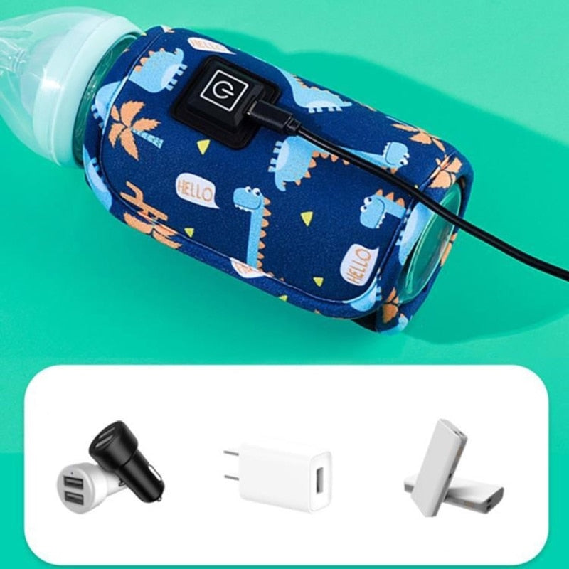 Chauffe-biberons USB avec housse de transport – Bébé Filou