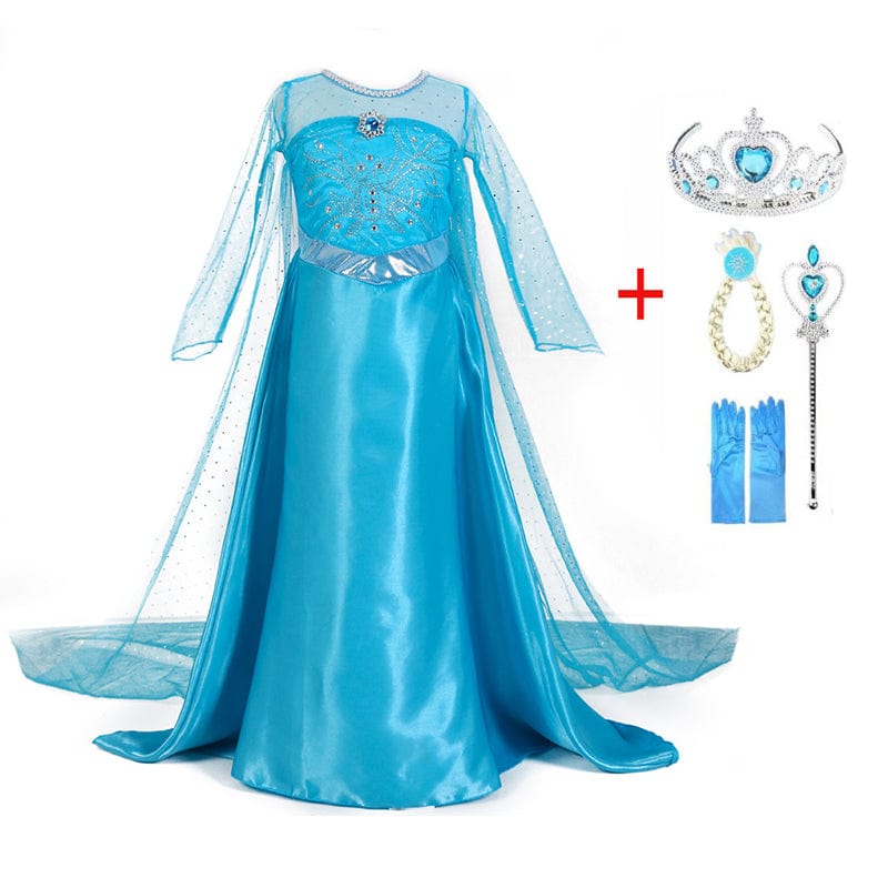 Déguisement Elsa reine des neiges avec accessoires – Magasin de