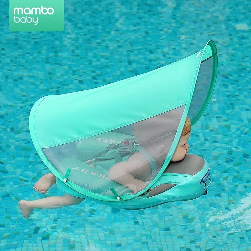 Flotteur Bébé Non Gonflable Mambobaby Bouée Bébé Avec Auvent Et Queue - Flotteur Non Gonflable 3-24 Mois, Anneau Natation Sécurisé Anti-Bascule Flotteur Bébé Non Gonflable Mambobaby Bouée Bébé Avec Auvent Et Queue - Flotteur Non Gonflable 3-24 Mois, Anneau Natation Sécurisé Anti-Bascule
