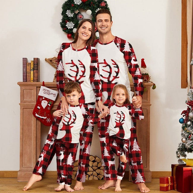 Pyjama Famille Noël 2025 - Manches Longues Imprimé "Baby Merry", Polyester - 1
