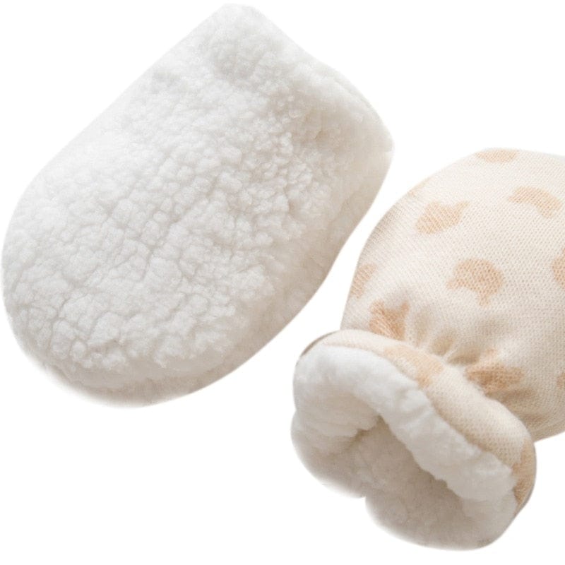 Moufle bébé tricot gants d'hiver en polaire douce 1 à 3 ans – Bébé Filou