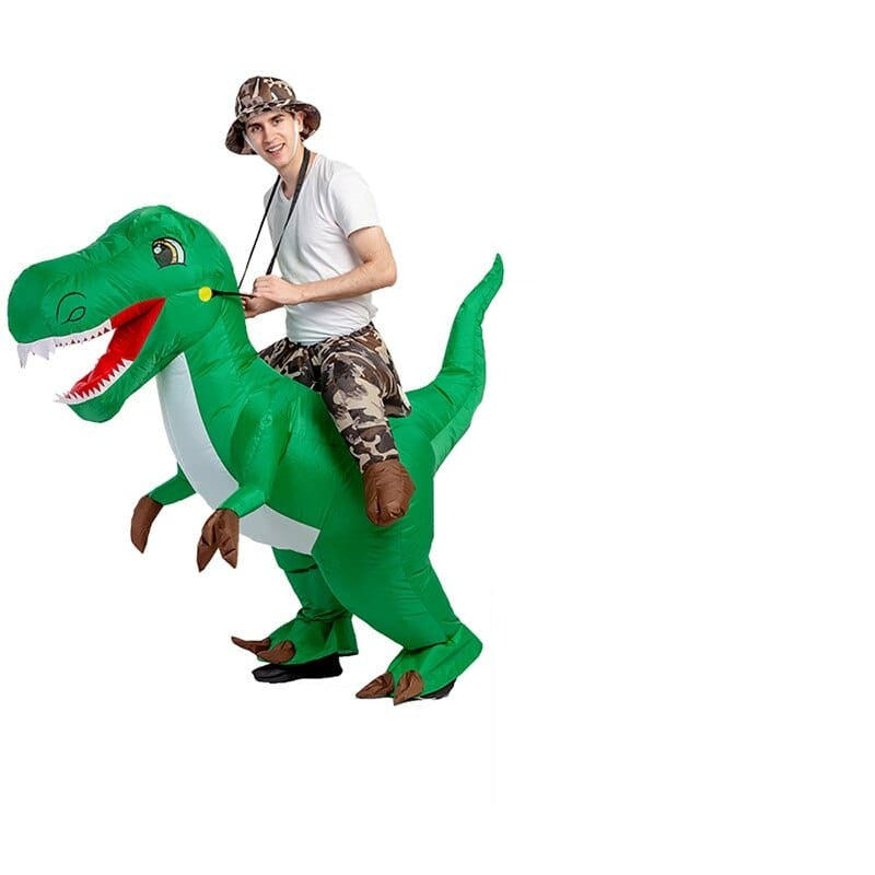 Dinosaure Déguisement Enfant Vert -  - 100% belge -  Déguisements - Tenues de Carnaval - Créations des Ballons - Fête Thématiques