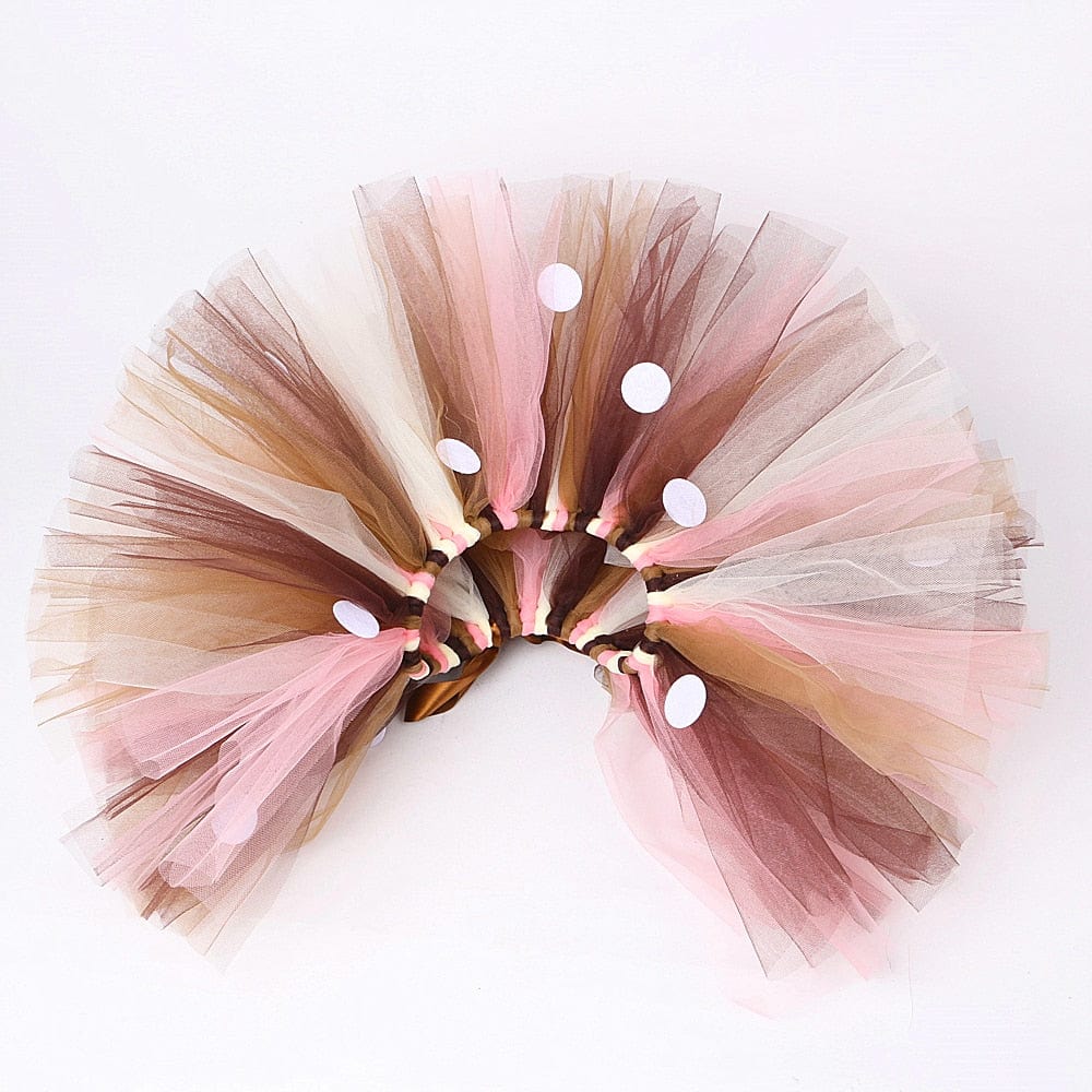 Costume Halloween Bébé Fille 3 Pièces - Body Manches Longues, Jupe Tutu, Bandeau - Taille 0-6 Mois