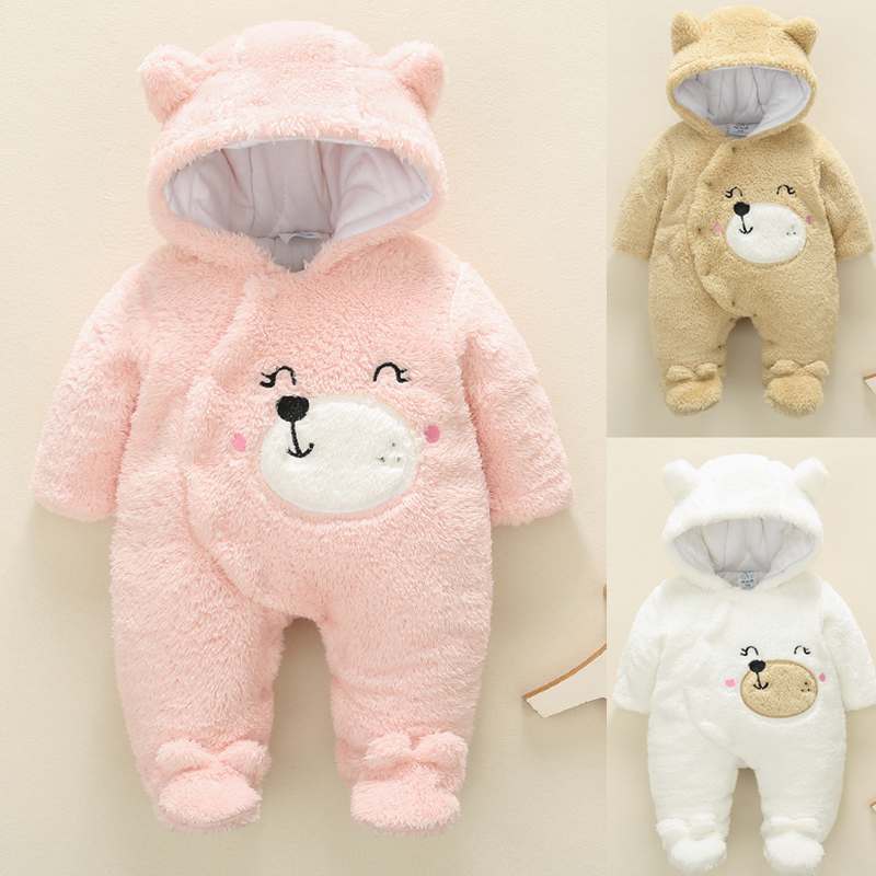 Combinaison Neige Hiver Bébé Avec Oreilles D'Ours - Grenouillère Capuche Chaude Tout-Petit Body Bebe Combinaison Neige Hiver Bébé Avec Oreilles D'Ours - Grenouillère Capuche Chaude Tout-Petit Body Bebe