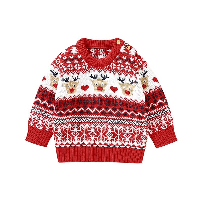 Maglione Di Natale Per Bambini – Morbido E Festivo, Taglie 2-6 Anni