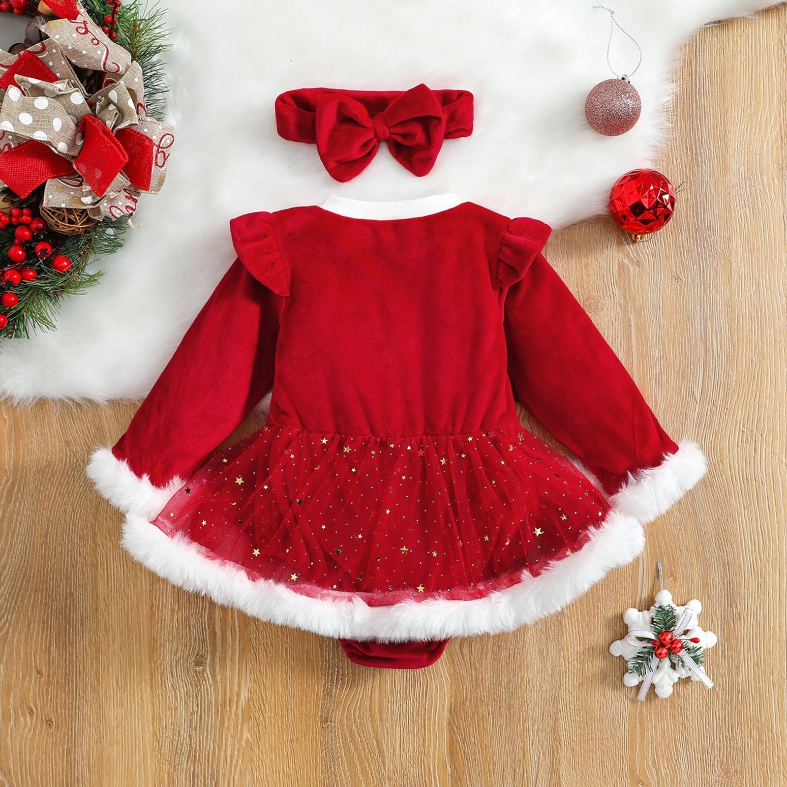 Tenue de Noël bébé fille – Bébé Filou1