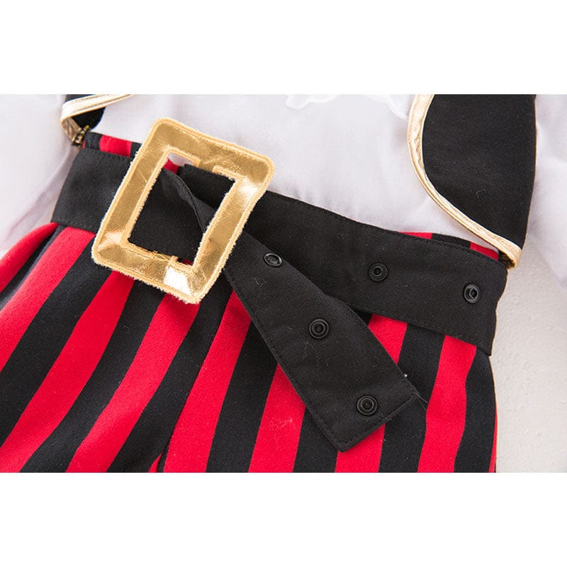 Déguisement - Pirate - Veste argentée - Ceinture - Chapeau - Enfant 3-4 ans Déguisement - Pirate - Veste argentée - Ceinture - Chapeau - Enfant 3-4 ans