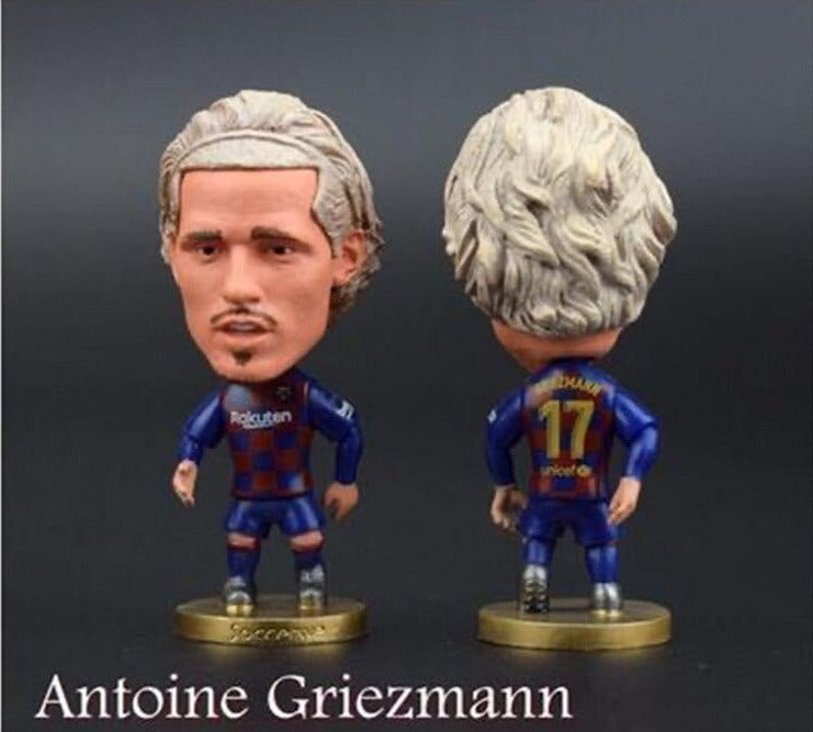 1€80 sur Figurine joueur de football FC Barcelone 6.5cm - Lionel Messi bleu  - Figurine de collection - Achat & prix