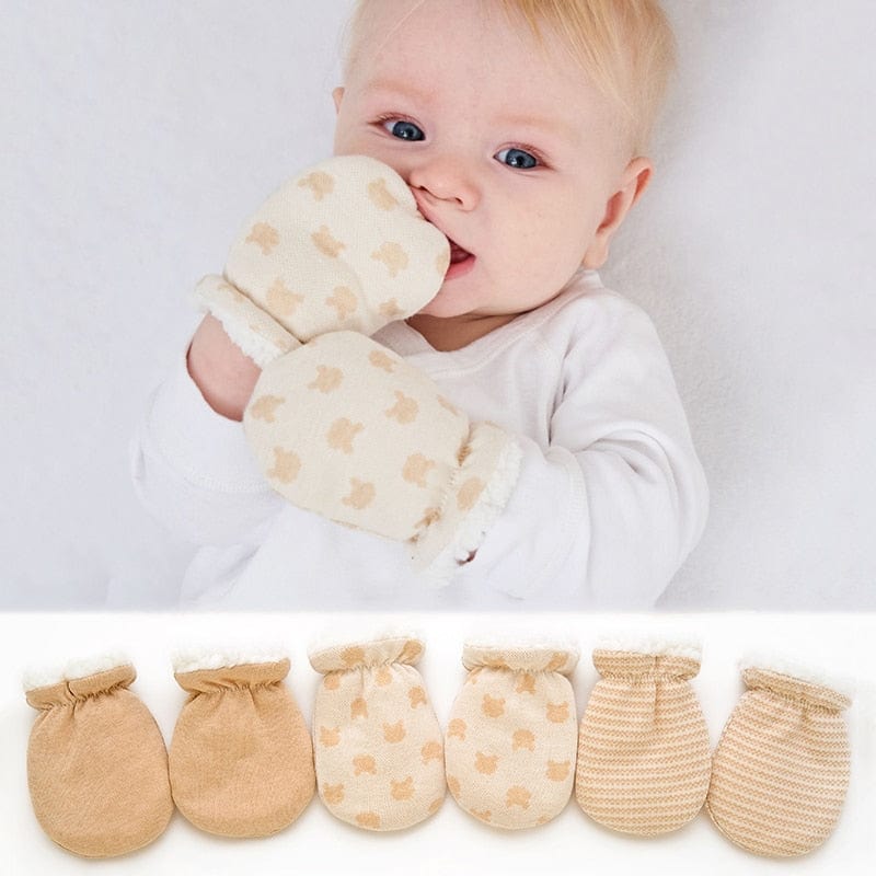 OhMill Moufle Enfant 3 Ans En Polaire Mignonne Moufle Bébé Tricot