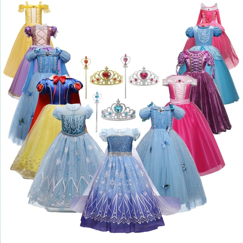 Déguisement princesse d'hiver bleu - 3/4 ans - Jour de Fête - Déguisement  Fille - Déguisement pour Enfants