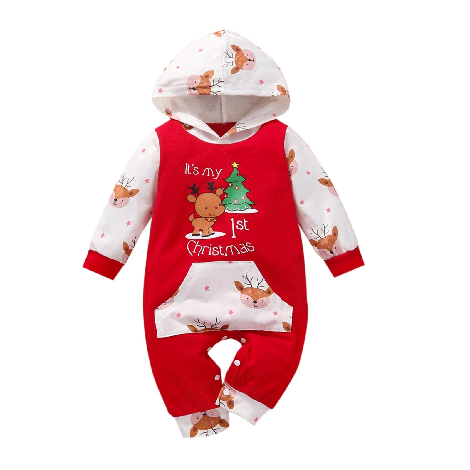 Pyjama de Noël bébé fille en tissu Liberty - Multico