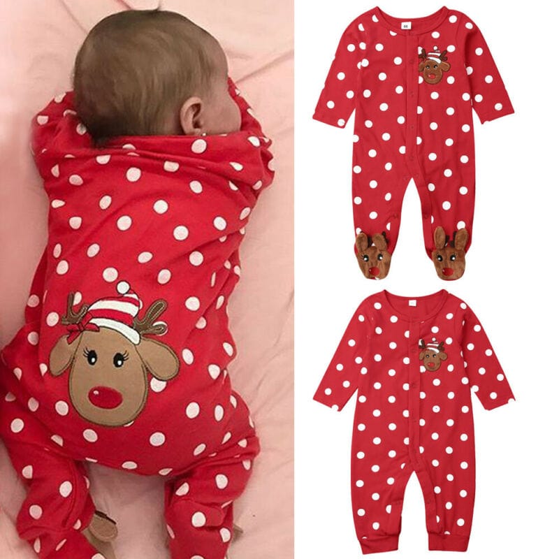 Pyjama noël bébé cerf – Bébé Filou