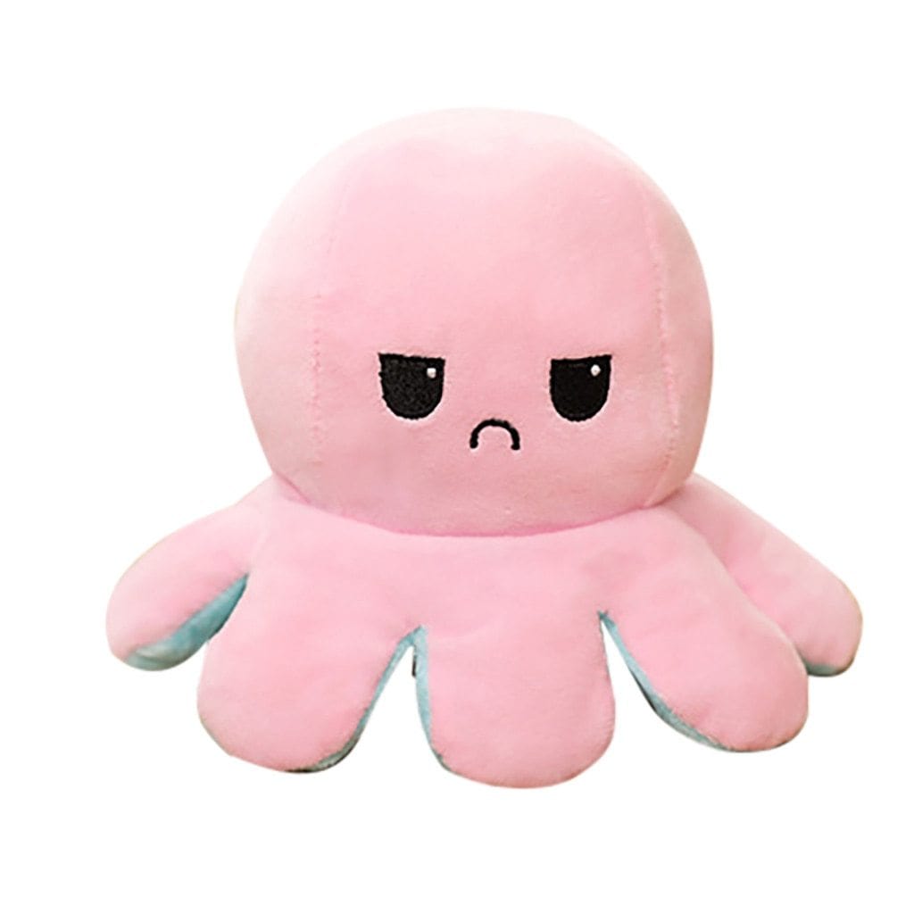 De Peluche Reversible Pulpito Reversible Color Rosa Pulpo
