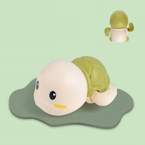 Jouet De Bain Bébé Fenarid - 3 Bateaux Silicone + 2 Tortues Nageuses + Crabe Fontaine + Filet Rangement - Sans BPA, Marque Française