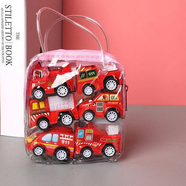 Lot de 6 Mini Voitures Modèles Ingénierie pour Enfants - SURENHAP Lot de 6 Mini Voitures Modèles Ingénierie pour Enfants - SURENHAP
